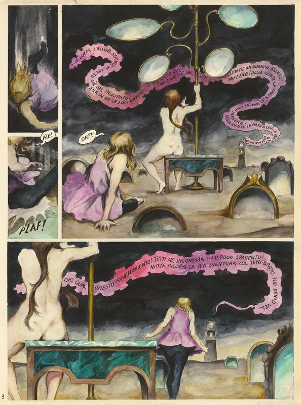 LUCIA, planche 3. par Philippe Marcelé, G. Didier - Planche originale