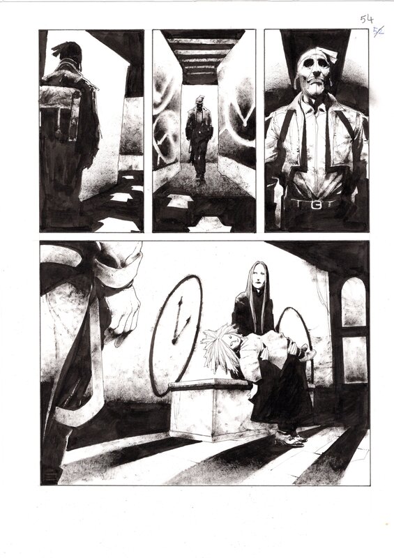 En vente - Corrado Roi, Paola Barbato, Ut #4 [Gli uomini se ne vanno, gli arrabbiati restano] - Planche originale