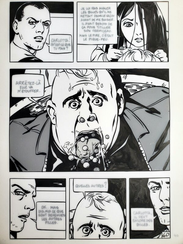 CARLOTTA par Alex Varenne - Planche originale