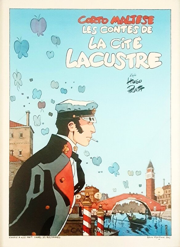 Corto Maltese à Venise - Hommage de Brouno Marchand - 2003 - Original Illustration