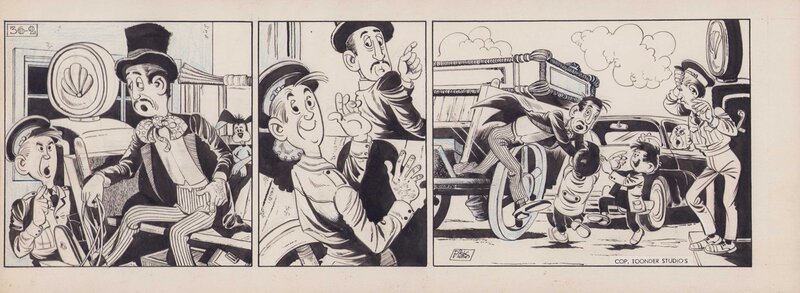 Dick Vlottes | 1959 | Minter en Hinter en de verdwijnkast - Comic Strip