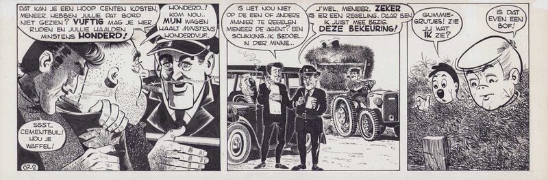 Dick Vlottes | 1962-1963 | Botje Boon's Ballonnetje - Planche originale