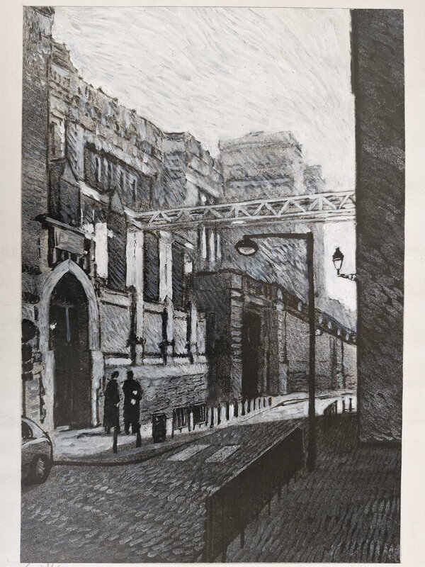 Jean-Claude Götting, Gotting - Rue des Minimes - Original Illustration
