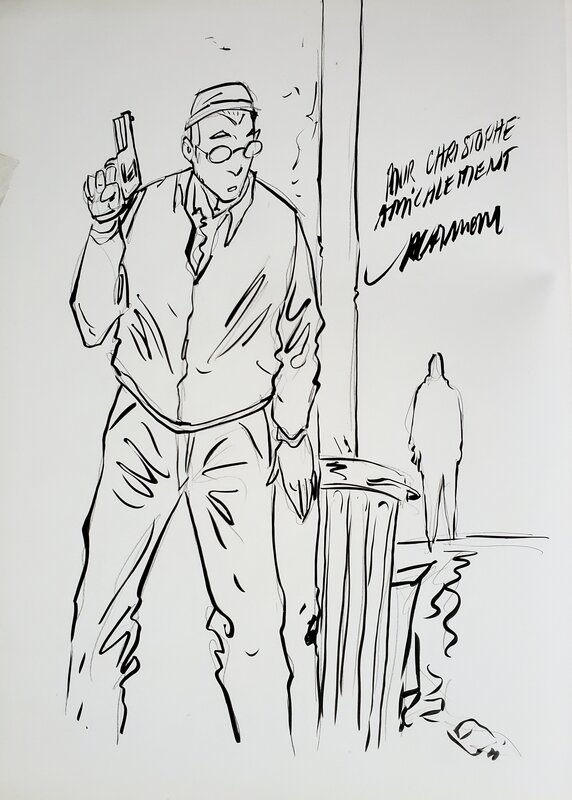 Luc Jacamon, LE TUEUR T1 LONG FEU - Dédicace