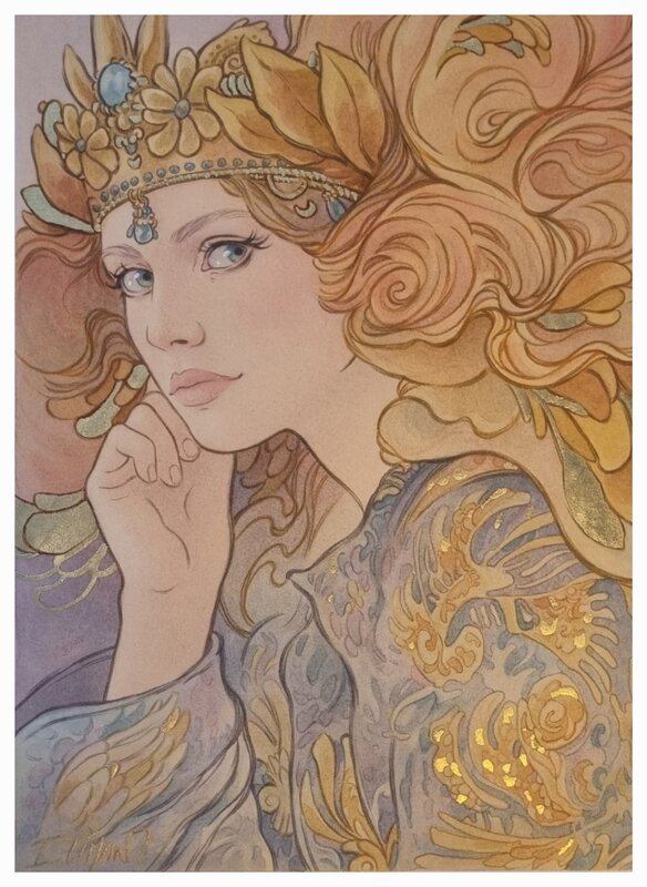 En vente - Sérēa par Ingrid Liman - Illustration originale