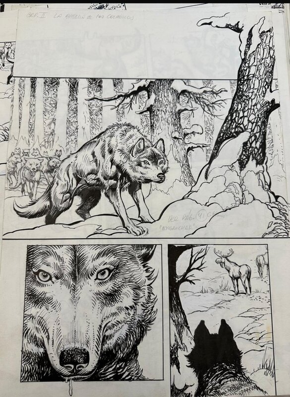 White Fang by César Spadari, Jack London - Comic Strip