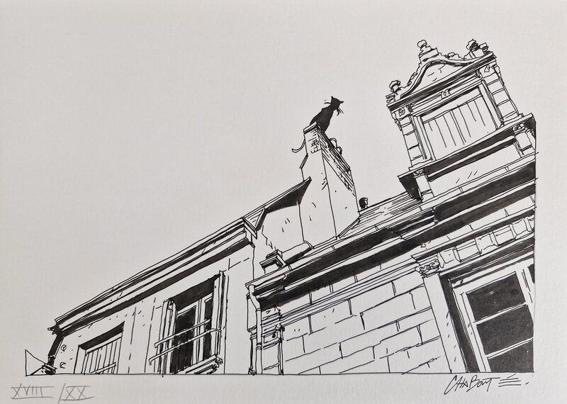 Chabouté - Chats - Illustration originale