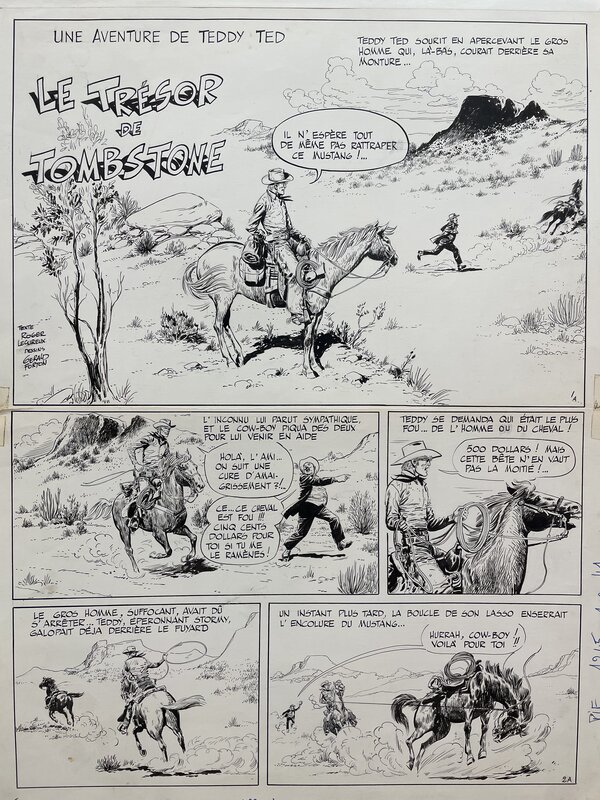 For sale - Teddy Ted by Gérald Forton, Roger Lécureux - Comic Strip