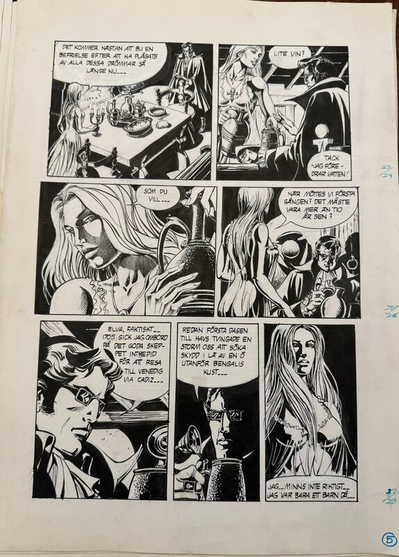 Inkisitorn par César Spadari - Planche originale