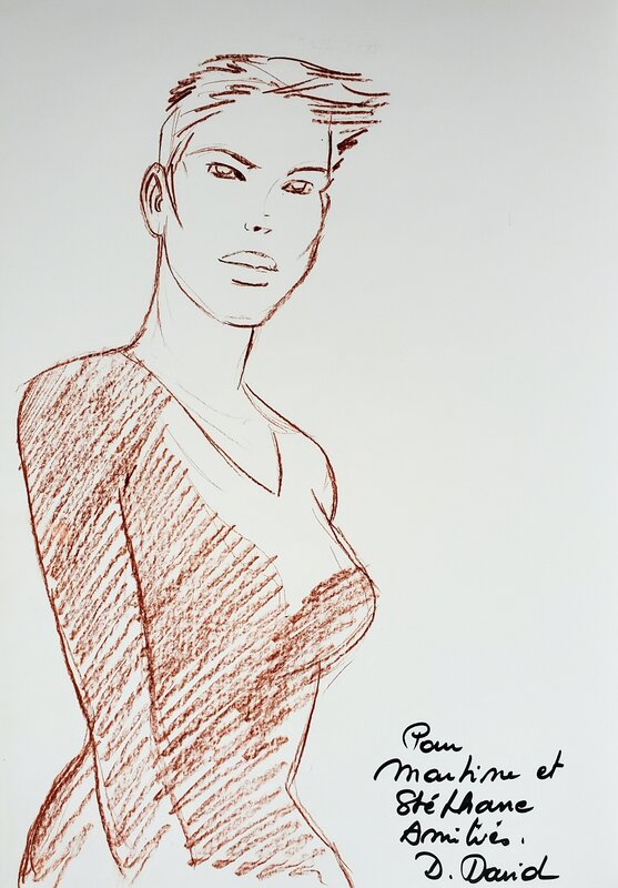 Dominique David, LIPSTICK  T1 LA NUIT VERTICALE - Dédicace