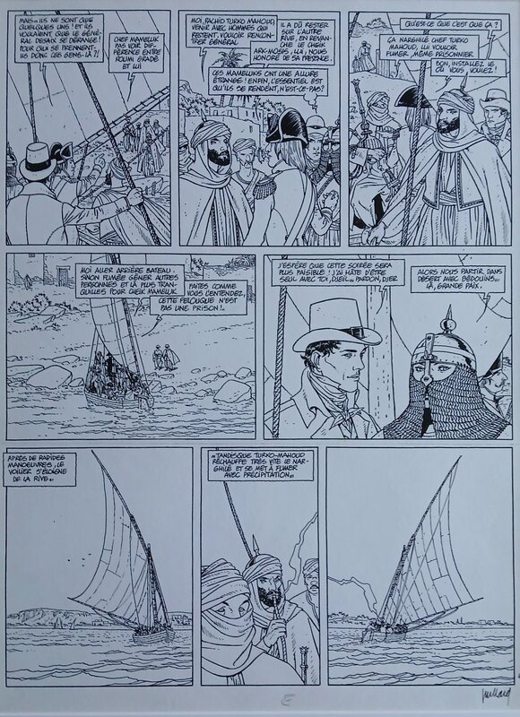 L'oeil de Kéops par André Juillard, Jacques Martin - Planche originale