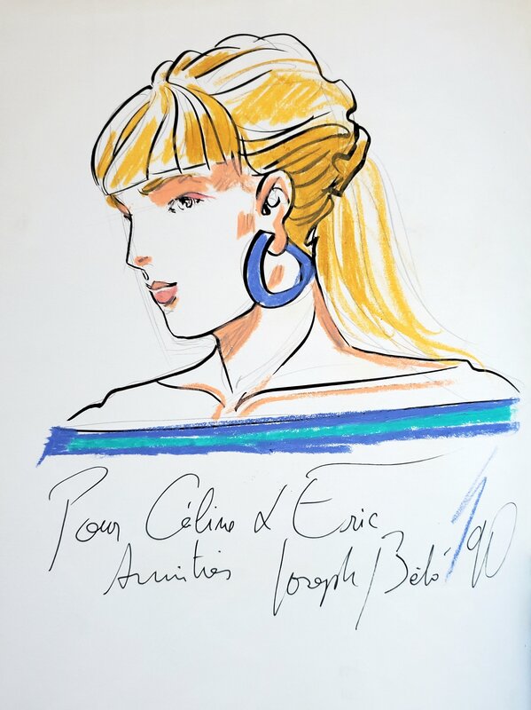 Joseph Béhé, LA PENICHE BLEUE  L'ETRANGE HERITAGE - Sketch