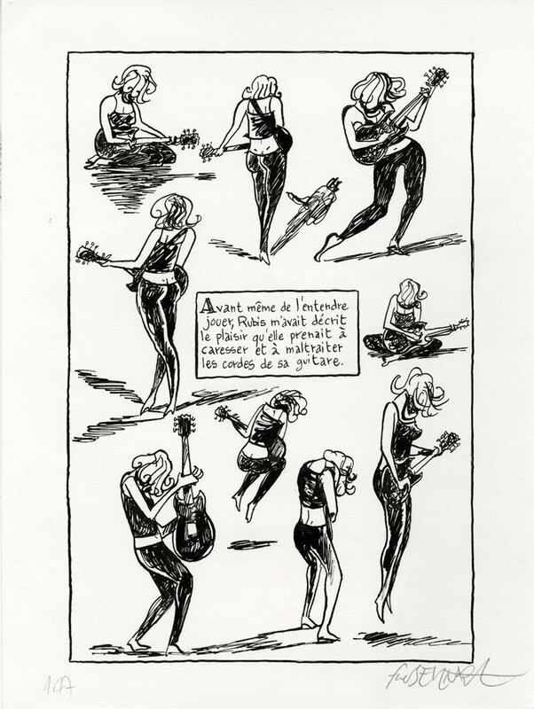 En vente - Fred Bernard, Lily Love Peacock – planche 147 - Planche originale