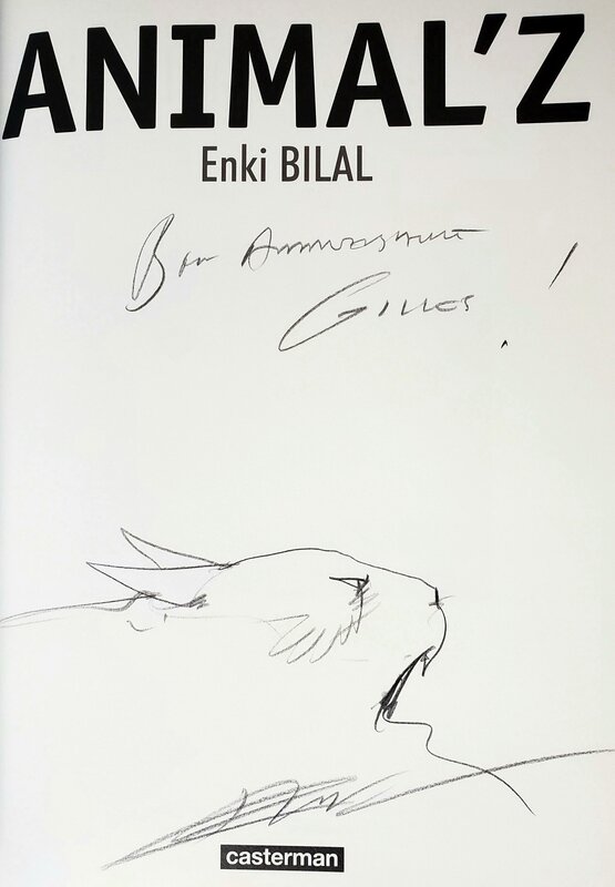 ANIMAL'Z par Enki Bilal - Dédicace