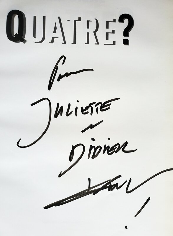 QUATRE ? par Enki Bilal - Dédicace