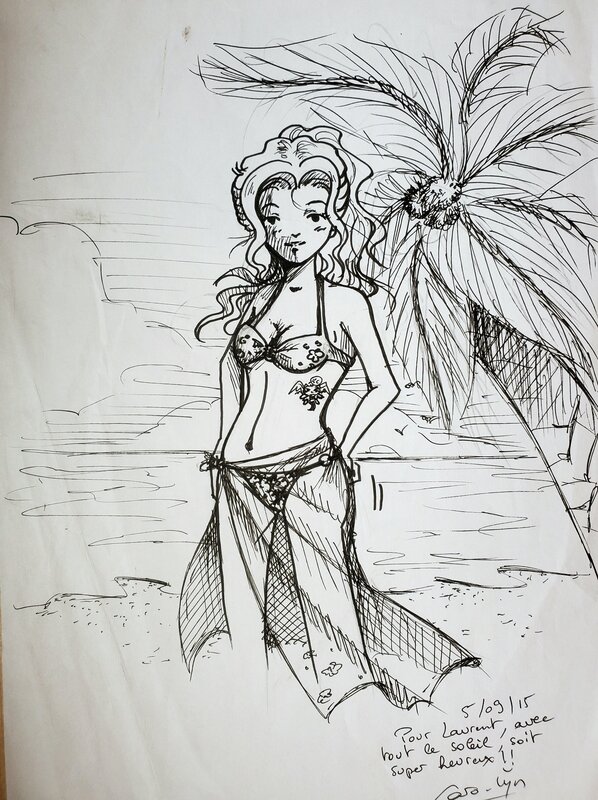 AU SOLEIL by Lyn Caro - Sketch