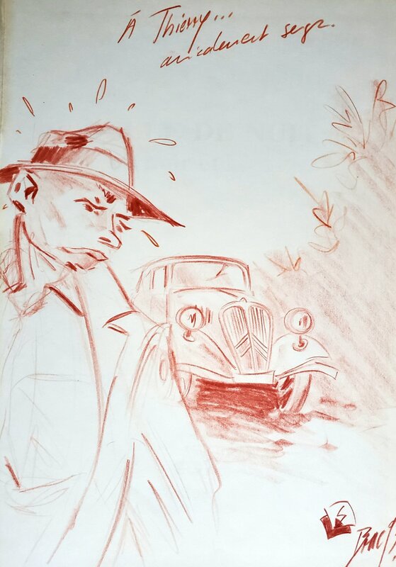 Serge Brachetto, BELLE DE NUIT EN NOIR ET BLANC - Dédicace