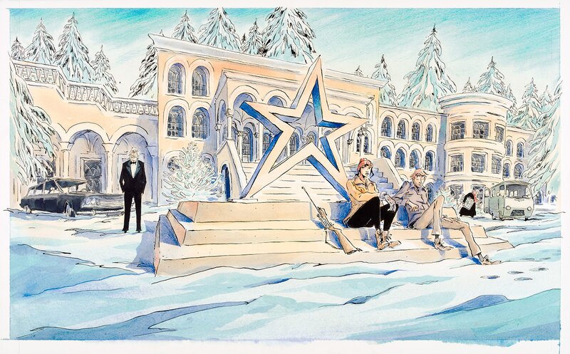 For sale - Pierre-Henry Gomont, Slava – Illustration originale 3 - Original Illustration