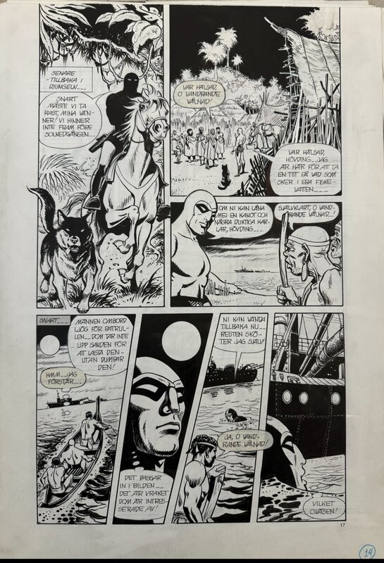 The Phantom par César Spadari - Planche originale