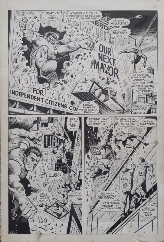 John Romita, The spectacular spider-man 1 and ASM 116 - page 3 - Planche originale