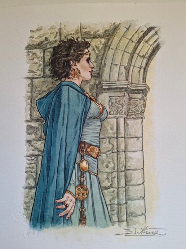 Dame Béatrice par Béatrice Tillier - Illustration originale
