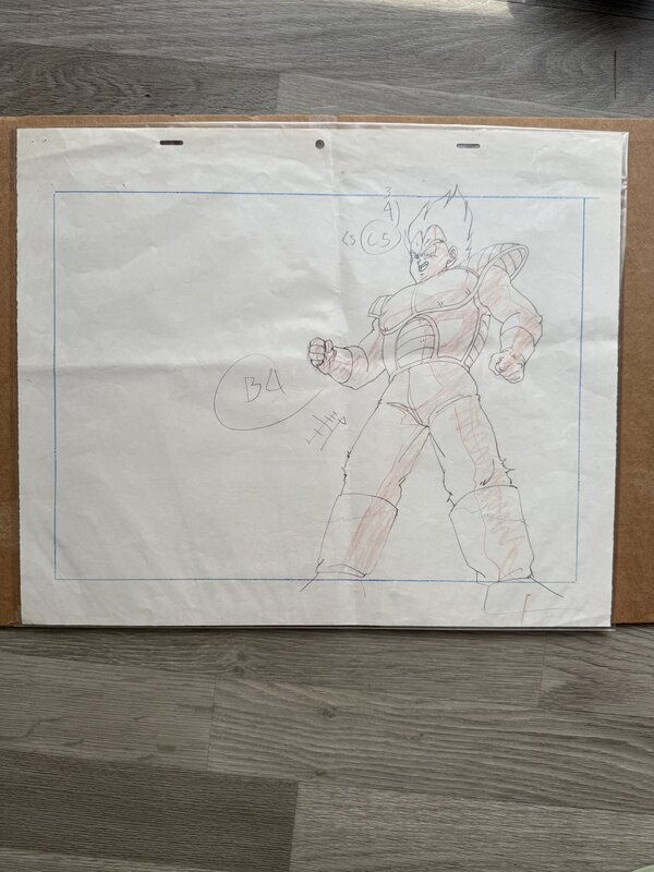 Akira Toriyama, Dragon ball Z : vegeta - Planche originale