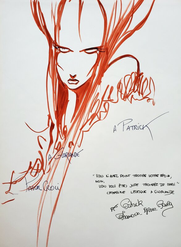 Pascal Croci, Françoise-Sylvie Pauly, GLORIANDE DE THEMINES - Dédicace