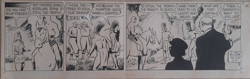 Wilson McCoy, The Phantom daily strip 10-5-1960 - Comic Strip