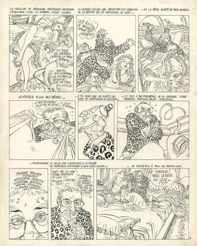 François Boucq, Le Tigre du Bengale vs. la Créature - Comic Strip