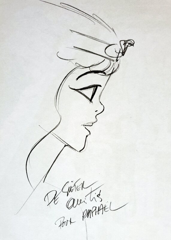 Lucien De Gieter, PAPYRUS  T22 LA PRISIONNIERE DE SEKHMET - Sketch