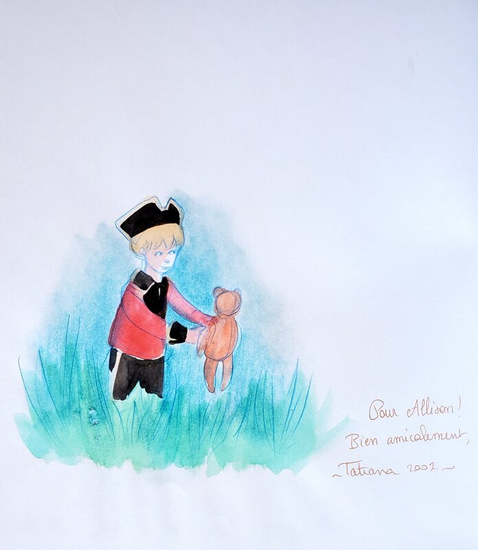 Tatiana Domas, TEO  1 LE JARDIN DE GRAND-MERE - Dédicace