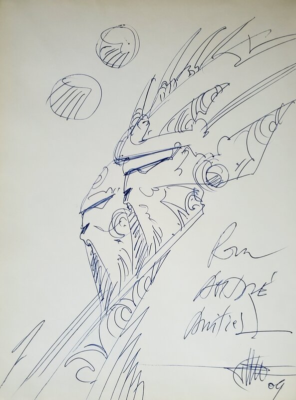 Philippe Druillet, LONE SLOANE  T3 DELIRIUS - Dédicace