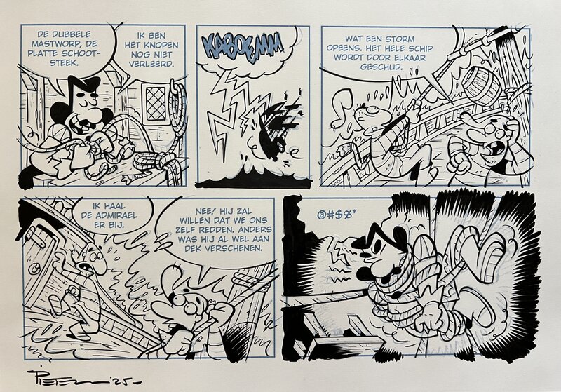 Pieter Hogenbirk, De Ruyter - In de knoop - Comic Strip