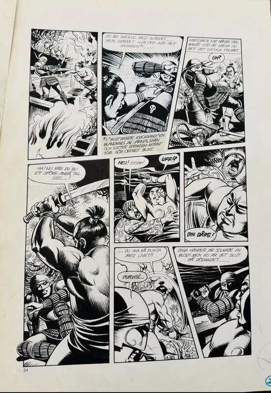César Spadari, In Strange Land : Phantom vs Samurai - Comic Strip