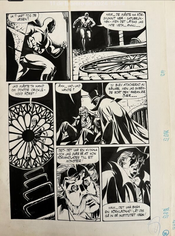 César Spadari, Le Fantôme du Bengale :The Monsters - Planche originale