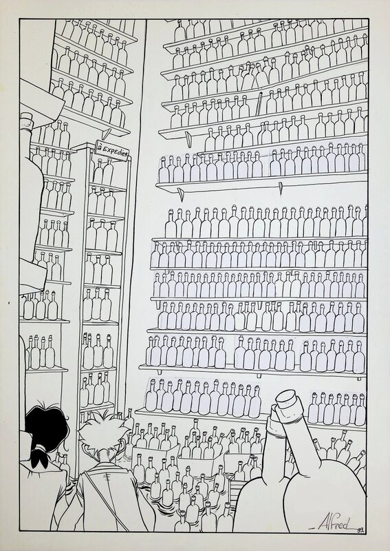 Alfred - La Digue - Comic Strip