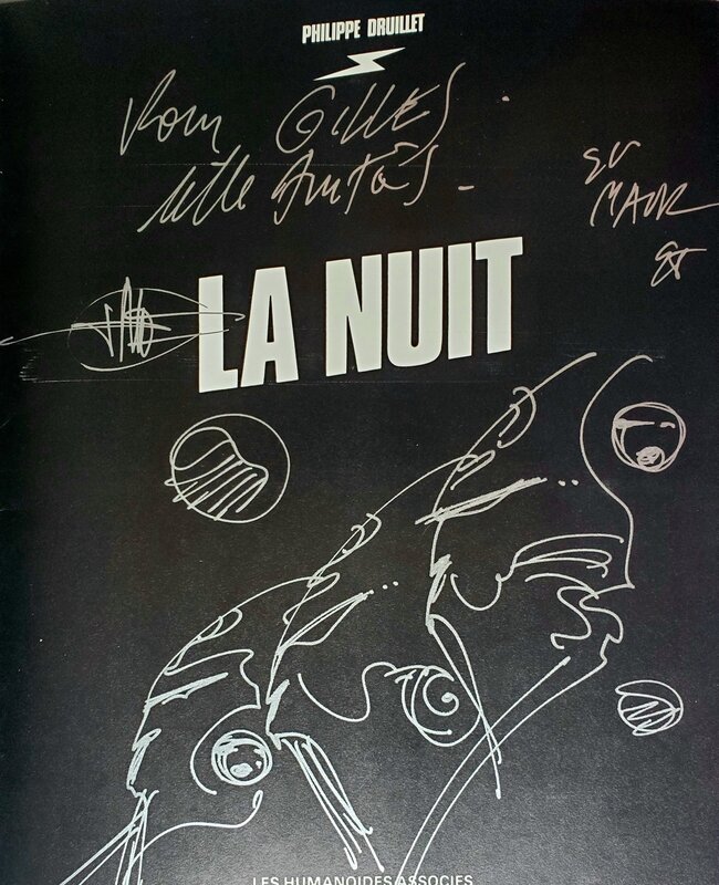LA NUIT par Philippe Druillet - Dédicace