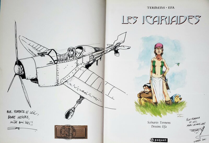 LES ICARIADES T1 by Efa, Toni Termens - Sketch