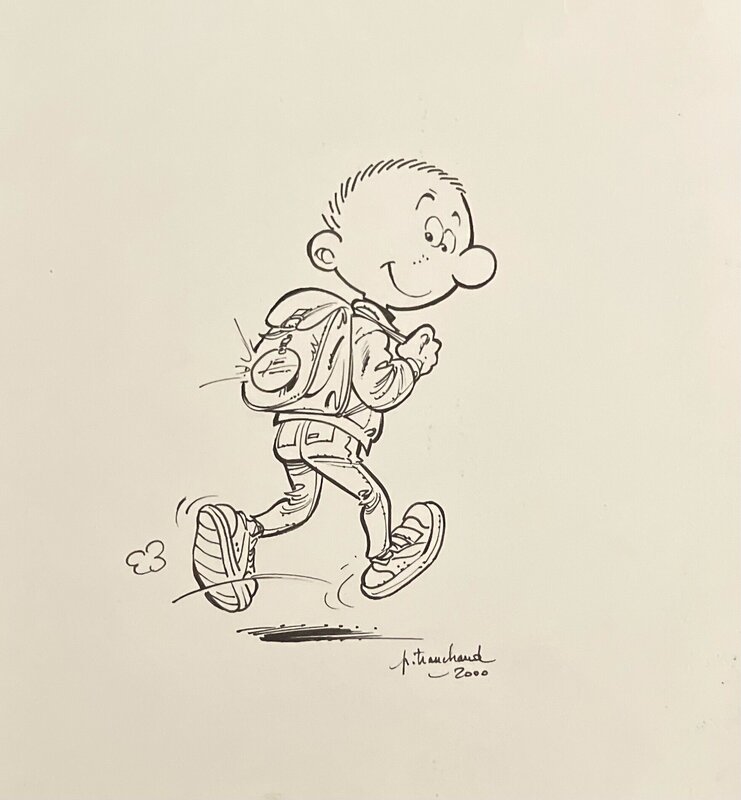 Encre original by Pierre Tranchand dit Pica - Original Illustration