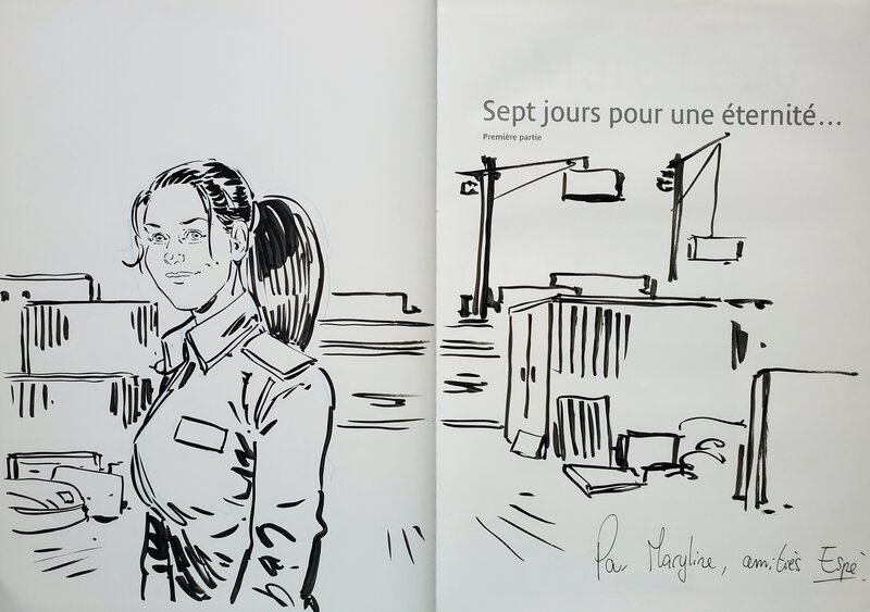 Espé, MARC LEVY   T1 SEPT JOURS POUR UNE ETERNITE... - Dédicace