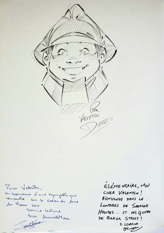 David Etien, Olivier Legrand, Jean-Blaise Djian, LES QUATRE BAKERSTREET T3 LE ROSSIGNOL DE STEPNEY - Sketch