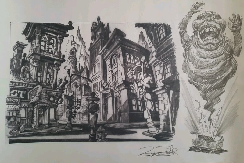 Bruce Zick, Ghostbusters/S.o.s Fantômes - Original Illustration