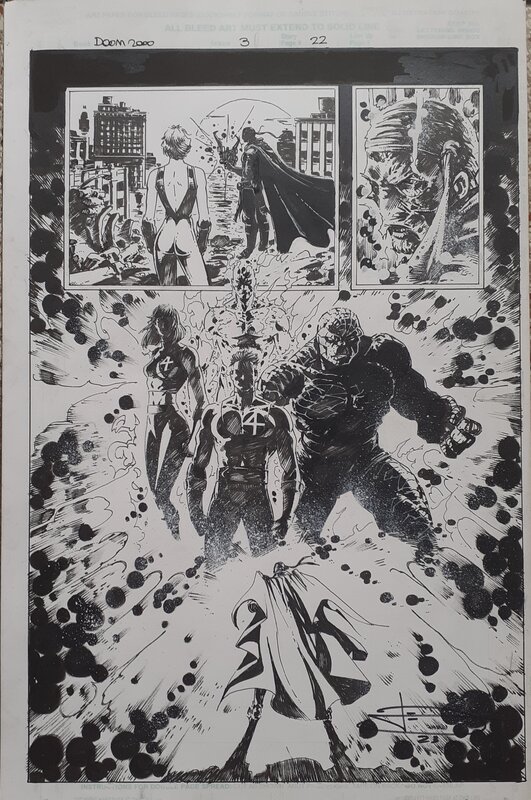 Leonardo Manco, Doom #3 final page - (2000) - Comic Strip