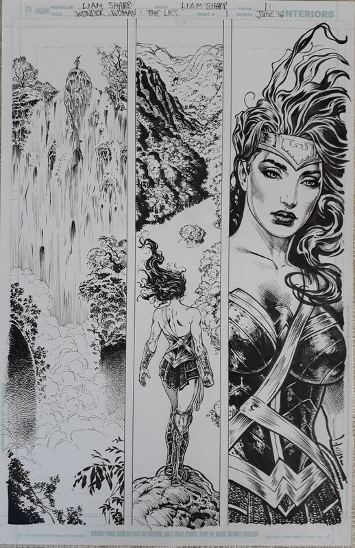 Liam Sharp, Wonder Woman: the lies issue 1 page 1 (2016) - Comic Strip