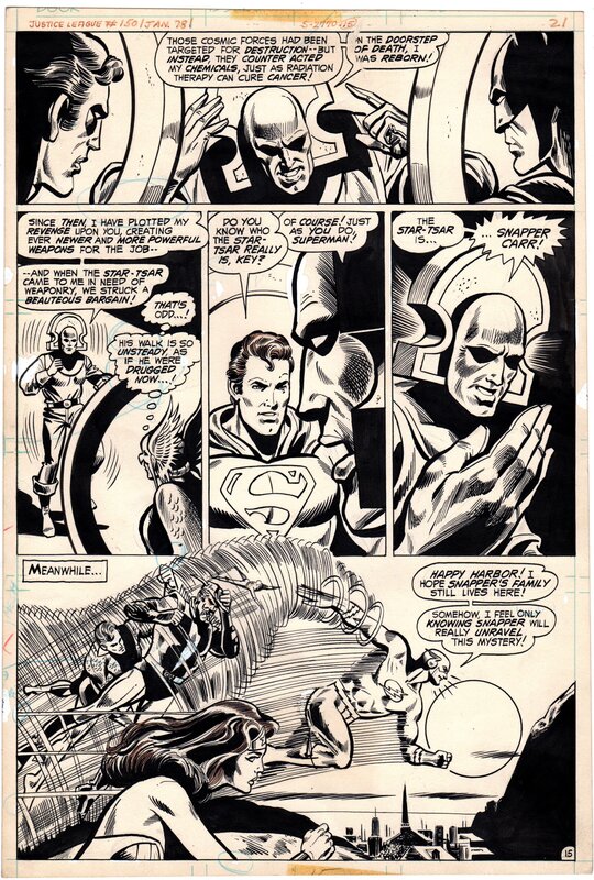 Dick Dillin, Justice League of America vol 1 #150 page 15 - Planche originale