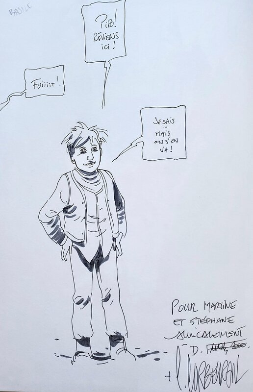 Denis Falque, Eric Corbeyran, LE FOND DU MONDE   T2 MONSIEUR P - Dédicace