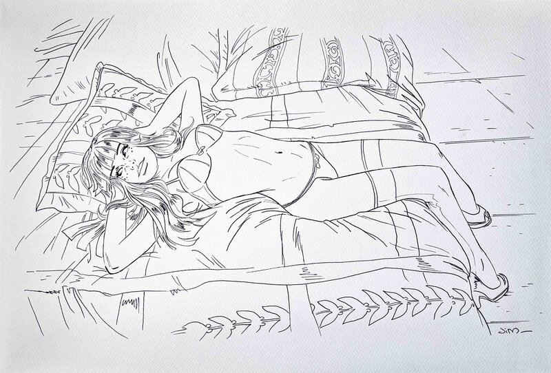 For sale - Jim, Marie - Une Nuit à Rome - Original Illustration