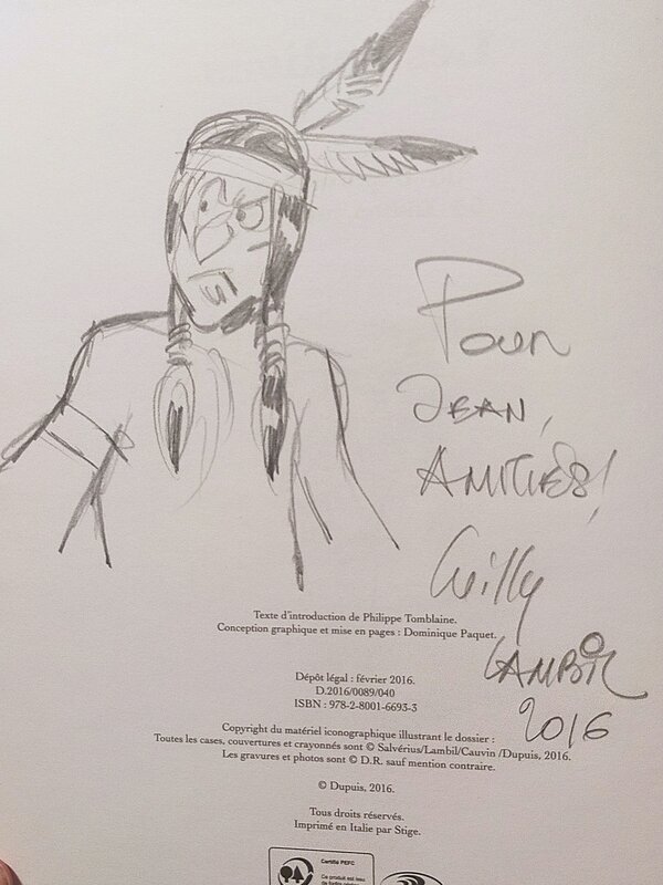Tuniques bleues by Willy Lambil - Sketch