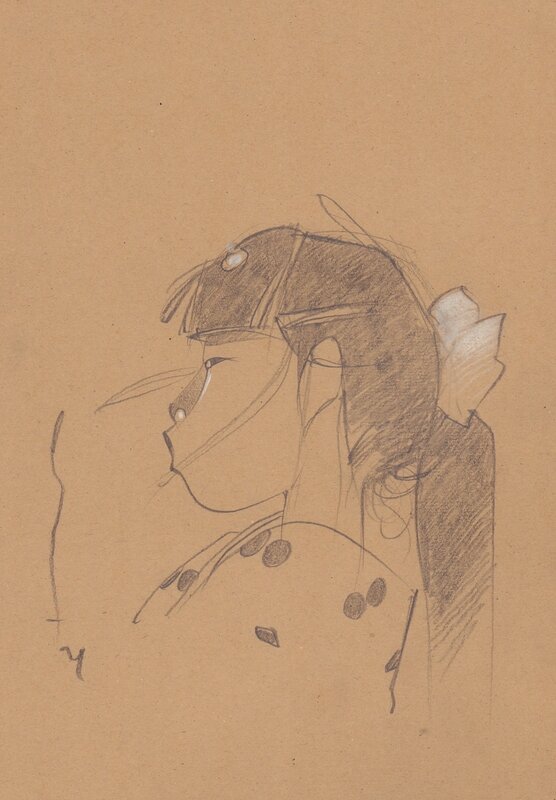 For sale - Geisha 02 by Michetz - Original Illustration