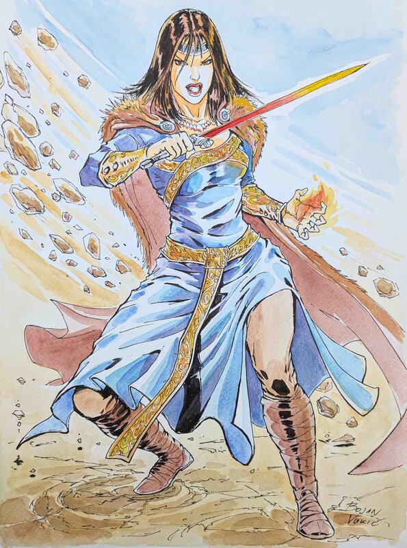 En vente - Mages par Boyan Vukic - Illustration originale